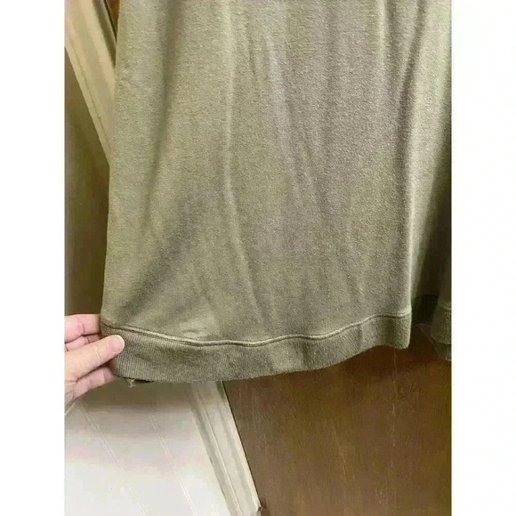 Athleta Mindset Relaxed Fit Sweatshirt Women's Light Olive Green Size 1X Comfy - Picture 4 of 11